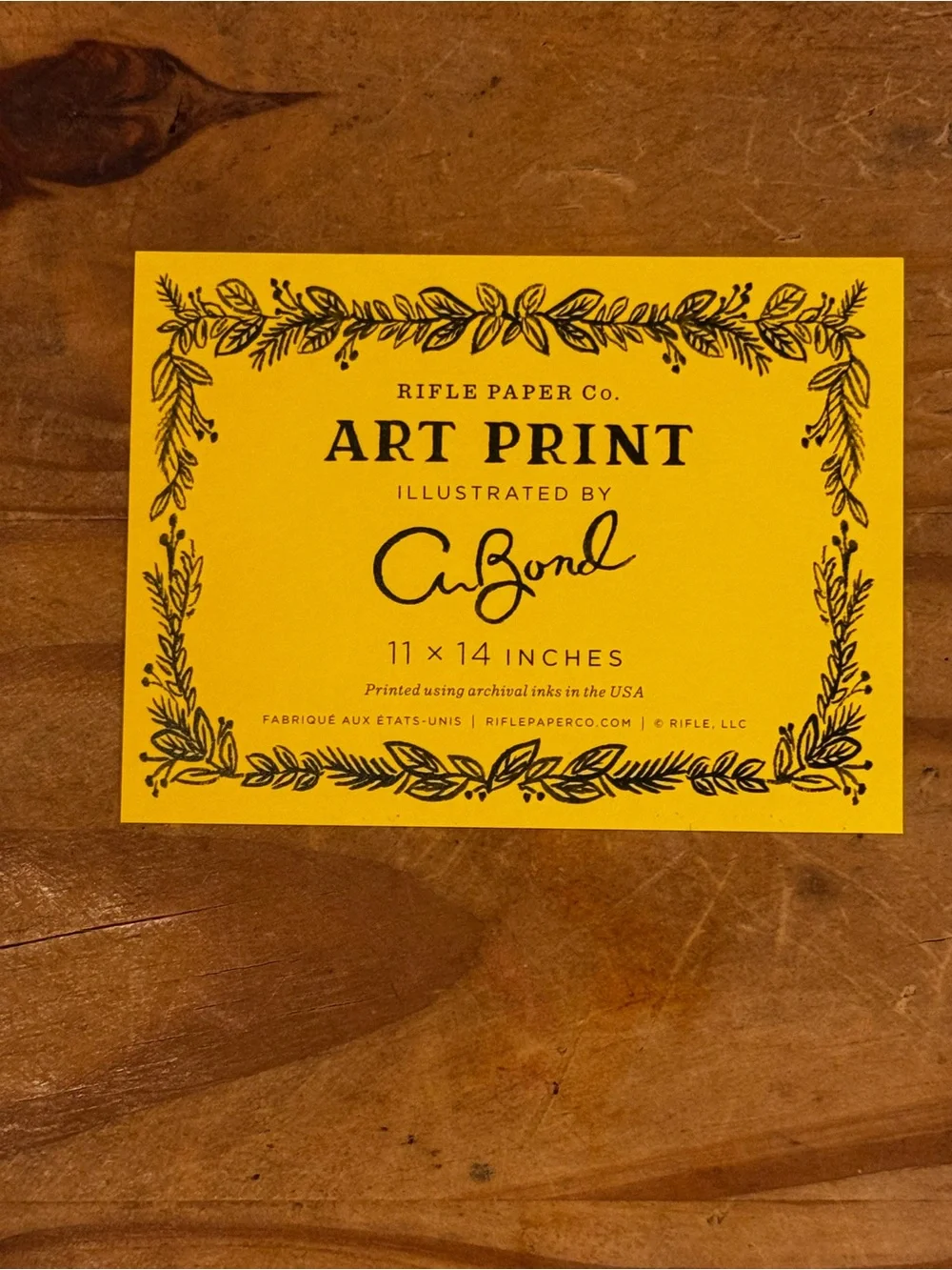 Rifle Paper Co. New York World Traveler Art Print 11x14